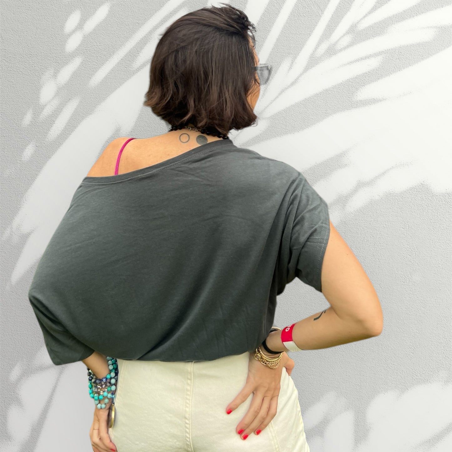SLATE BAMBOO PONCHO