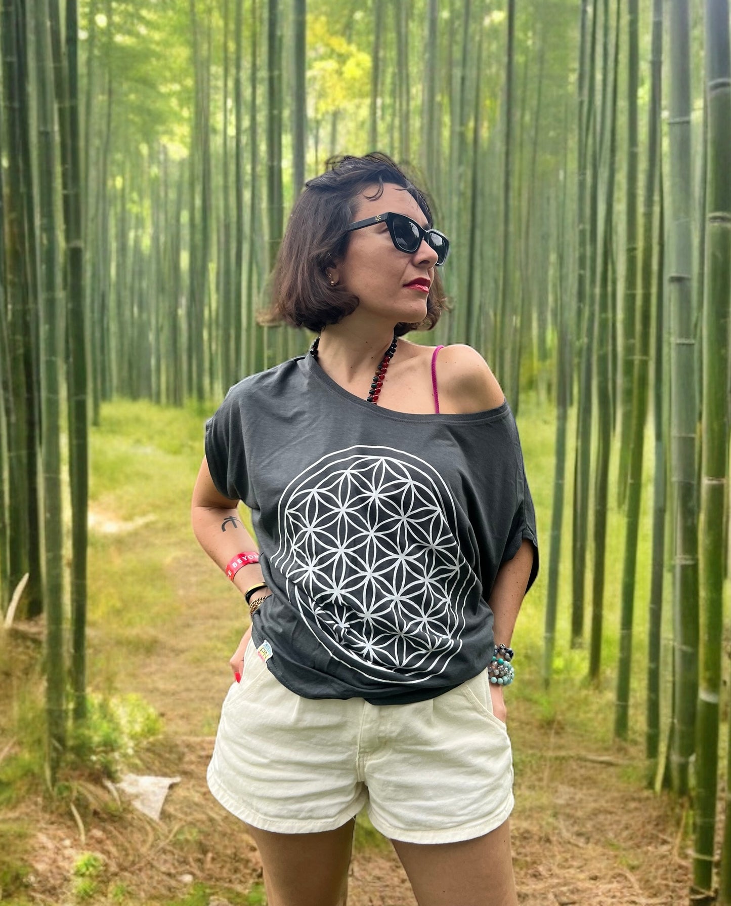 SLATE BAMBOO PONCHO